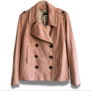 Women’s, Pea coat, J Crew, Size 6, Peach